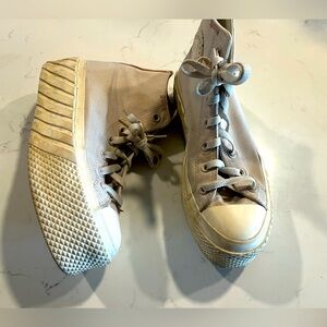 Converse Chuck Taylor All Star Lift 2X Platform High Desert Sand Size 9